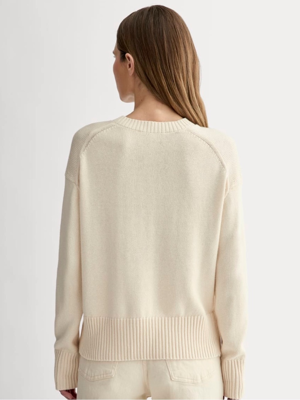 EVERLANE THE COTTON HONEYCOMB SQUARE CREW - Picture 5 of 11